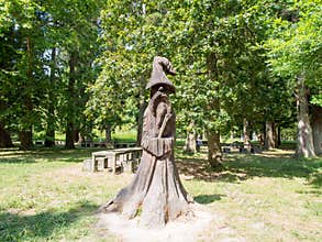 Gandalf Sculpture near Lake Furnas, Sao Miguel, Azores