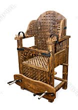 The ancient armchair for tortures