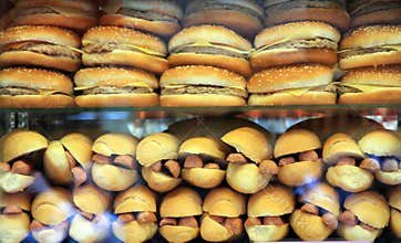 Fast food showcase