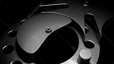 Mechanical gears and cog animation