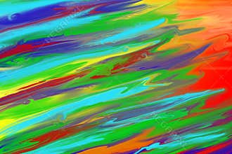 Abstract Acrylic Painting of Colors