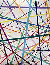 Color lines variety background watercolor painting