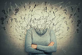 Mess instead head losing brain