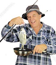Fry Pan Fisherman