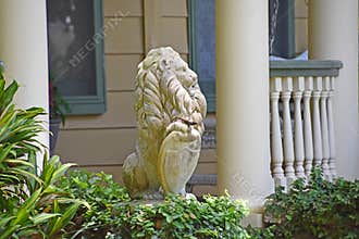 Large Lion Statue Tampa Florida