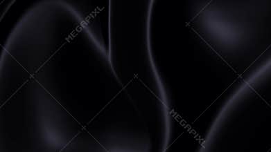 4K Loop of Abstract Moving Black Wavy Background
