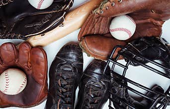 Vintage Baseball equipment
