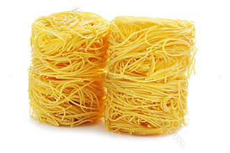 Vermicelli pasta nests