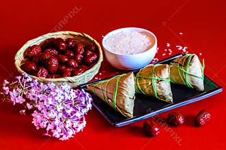 Dragon Boat Festival traditional food zongzi