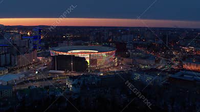 Russia Ekaterinburg, Repin street, 5, the Stadium `arena Yekaterinburg` 2019.04.07