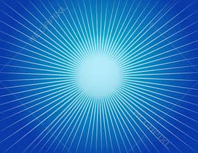 Abstract Blue Starburst Background