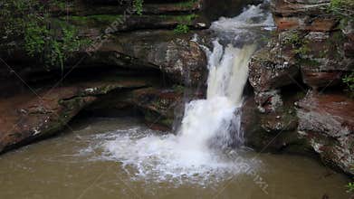 Old Mans Cave Upper Falls Loop - Hockign Hills, Ohio