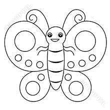 Butterfly lineart