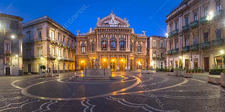 Theater Massimo Bellini, Catania, Sicily, Italy