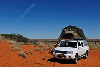 Camping in Namibia
