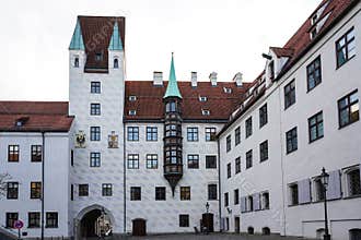 Old Court in Munich, Germany. Former residence of Louis IV
