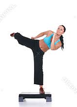 Female fitness instructor