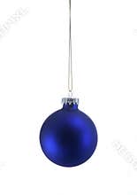 Blue Christmas Ornament