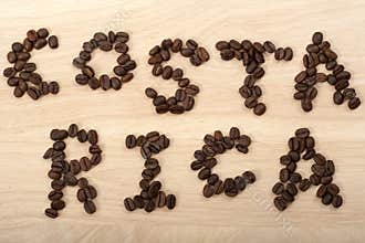Costa rica coffe beans