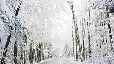 Winter snow Bavaria Germany