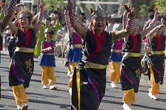 Asian street festival fun