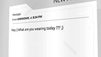 Creepy Pervert Stalker Chat room or Email message - What are you wearing