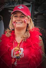 Reveler in Swiss Colours