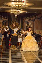 Beauty and the beast dancing