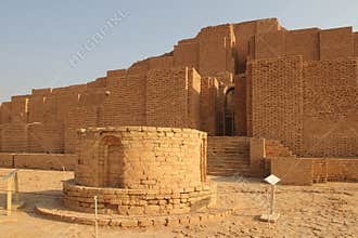 The round altar in Chogha Zanbil, Iran