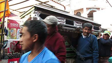Funeral Procession, Death, Guatemala People