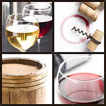 Wine collage