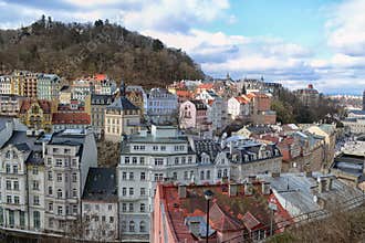 View of city Karlovy vary