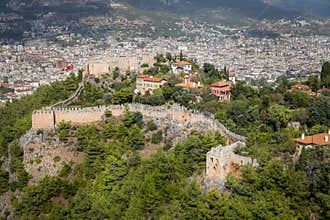 Alanya Castle in Alanya, Antalya, Turkey