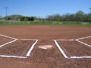 Home Plate & Batter's Box