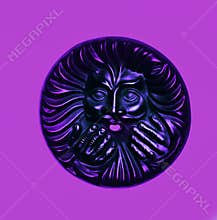 Ultraviolet Sun illustration circle symbol abstraction