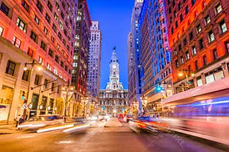 Philadelphia, Pennsylvania, USA on Broad Street