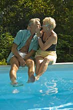 Happy Elderly couple
