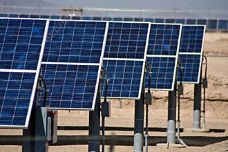 Solar panel energy collector farm