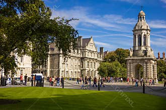 Trinity College. Campanile . Dublin. Ireland