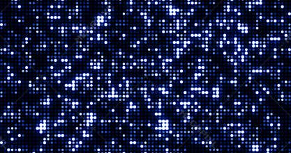 Abstract blue gradient reflectors dot glitter and sparkles seamless loop, holiday happy new year disco party and nightclub