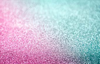 Classic hot pink and turquoise glitter background
