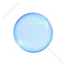 Soap bubble isolated