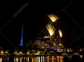 Eureka Skydeck New Year 2018 Fireworks