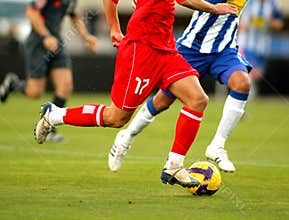 Soccer action