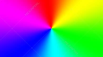 Rainbow spectral gradient rotating slowly clockwise