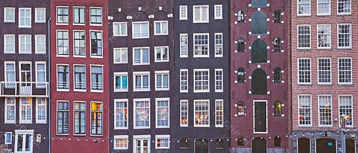 Amsterdam canal houses