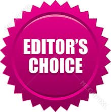 Editor`s choice seal stamp pink