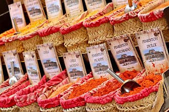 Spices market in Spain, Andalusia
