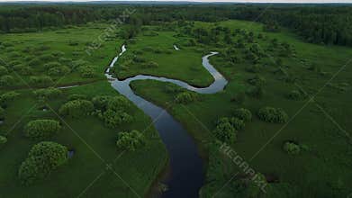 The river has many paths