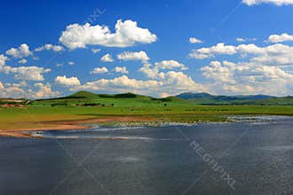 Lake and sky